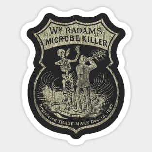 Wm. Radam's Microbe Killer 1887 Sticker